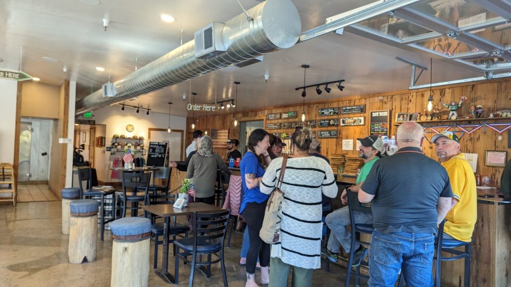 Tasting room at Around the Horn Brewing Company