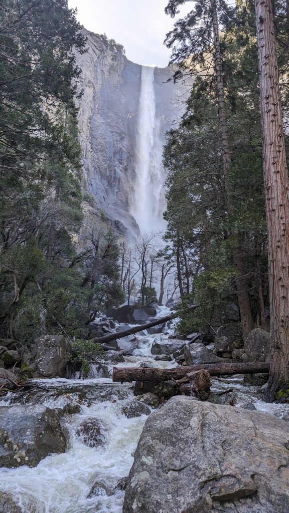 Bridalveil Falls in Yosemite National Park