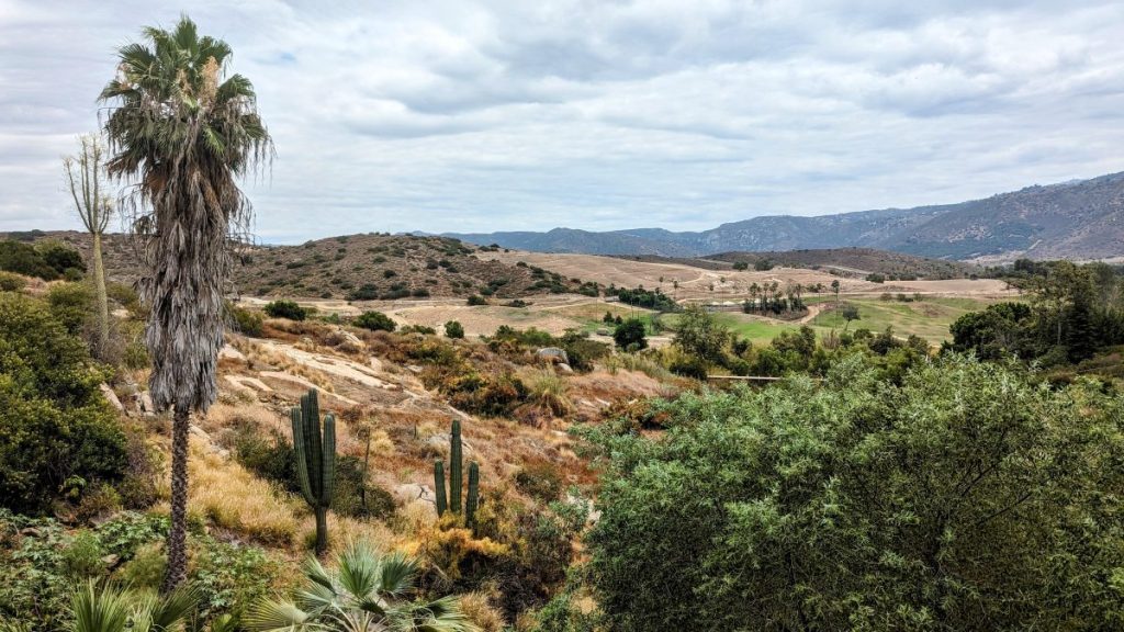 Condor Ridge view over San Pasqual Valley