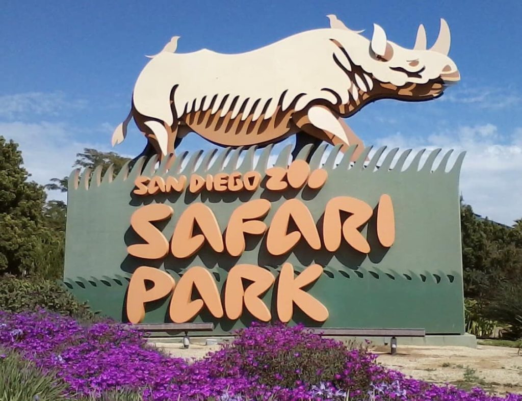 Entrance to San Diego Safari Park.