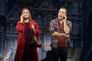 (l to r) maggie lakis (miranda hillard) and rob mcclure (daniel hillard) photo by joan marcus