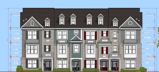 32 townhomes planned for Short Pump site once envisioned for office use 3 BacovaTHs4