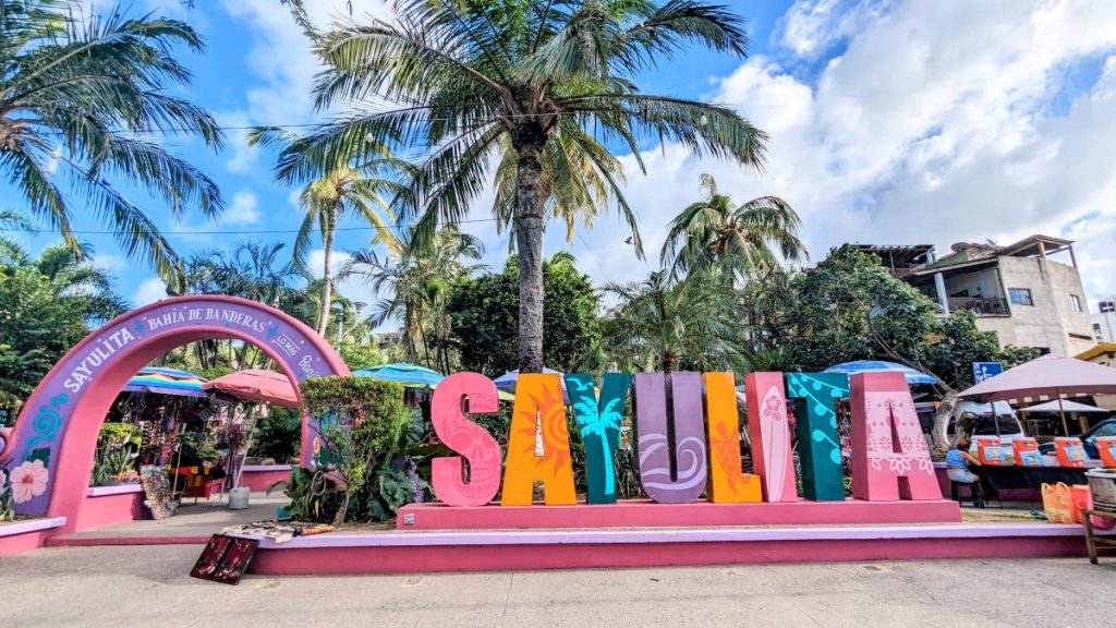 Colorful sign "Sayulita"