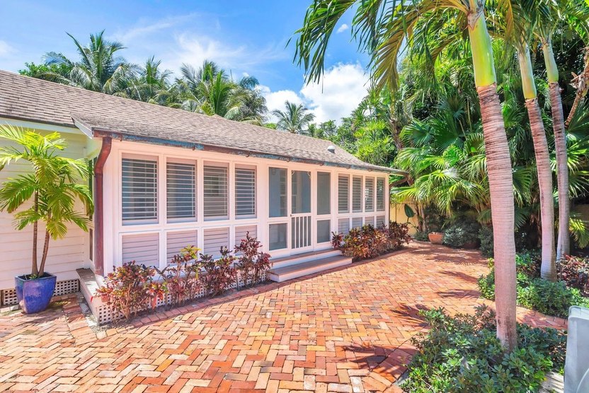 Home's sunny exterior