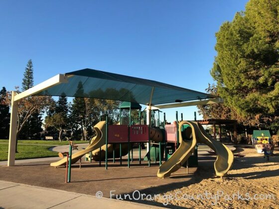 irvine terrace park shade cover playground