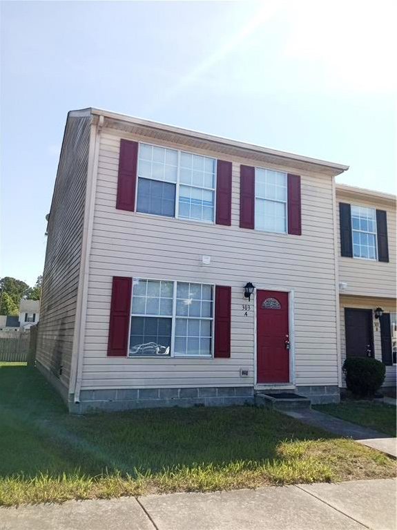 Front of condo for sale located at 303 Civil Court Unit#A, Newport News, Virginia 23608