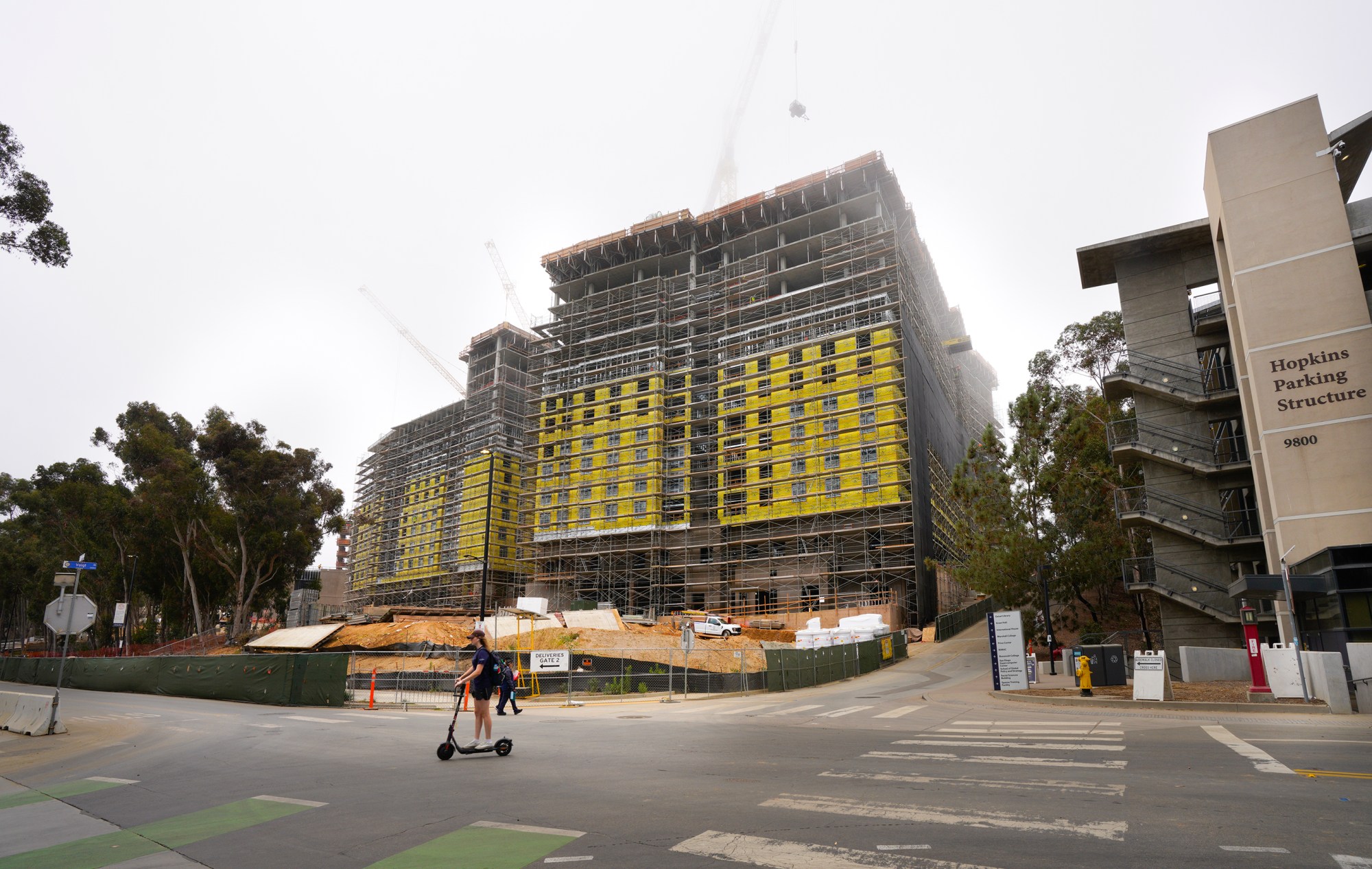 ....New construction for the Ridge Walk housing project on UC San Diego campus located near the corner of Hopkins Drive and Voight Drive. Thursday, July 11, 2024 in San Diego, CA. (Nelvin C. Cepeda / The San Diego Union-Tribune)