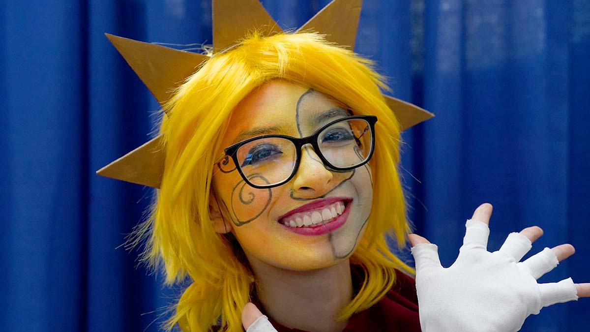Aeryn Nevarez of San Diego as Daycare Attendant Sun. Photo by Chris Stone