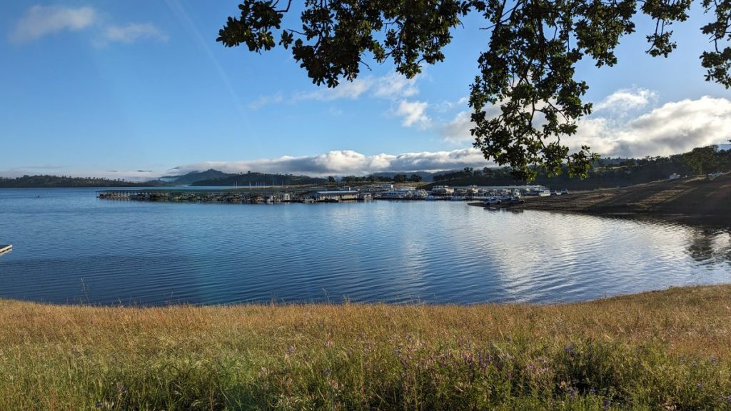 View over Don Pedro Reservoir