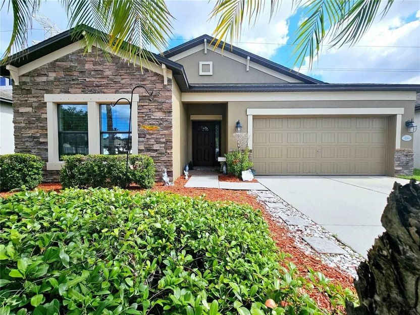 One story home with garage