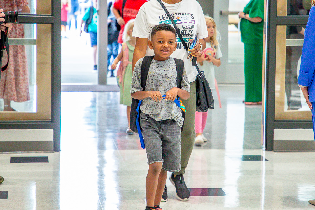Kirkwood Elementary opens its doors for inaugural school year on August 7, 2024. (Wesley Irvin)