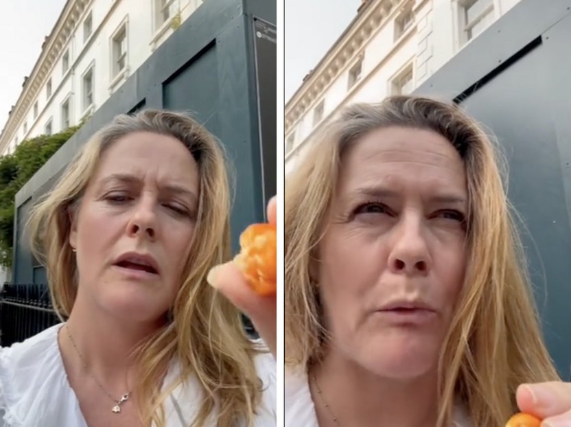 Alicia Silverstone eats poisonous berry