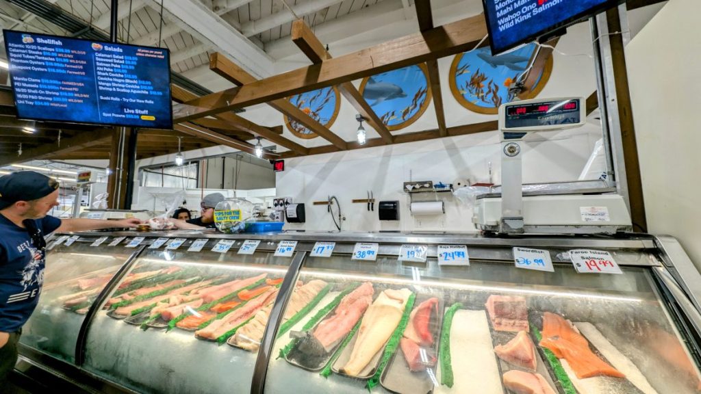 Fish counter at Catalina Offshore products