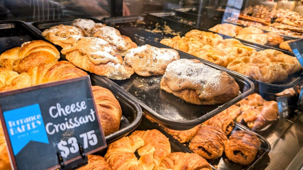 Pastries at Torrance Bakery