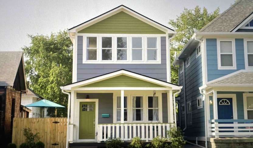 Indiana house on "Good Bones"