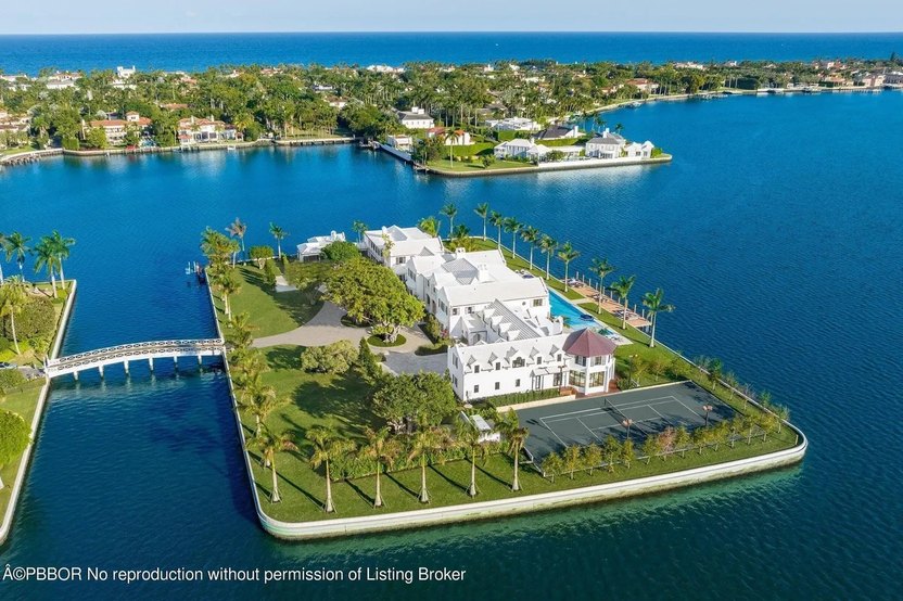 This Palm Beach private island estate was sold for $150 million, and is one of the priciest homes sold this year.