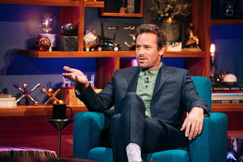 LOS ANGELES - OCTOBER 8: The Late Late Show with James Corden airing Thursday, October 8, 2020, with guest Armie Hammer. (Photo by Terence Patrick/CBS via Getty Images)