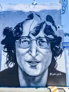 INSTANT KARMA – Defaced John Lennon mural in PB already being replaced,Dave Schwab