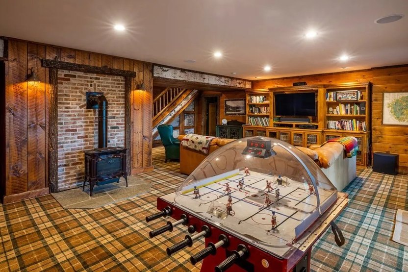 Inside the Lake Placid home