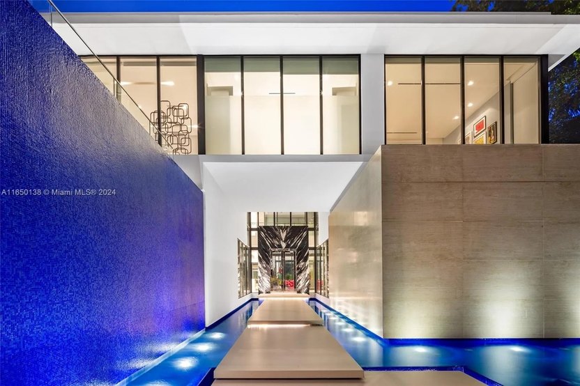 Dramatic entry way sets the tone.