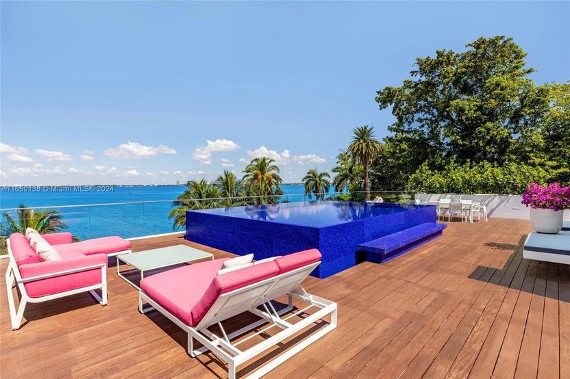 Views from the rooftop deck.