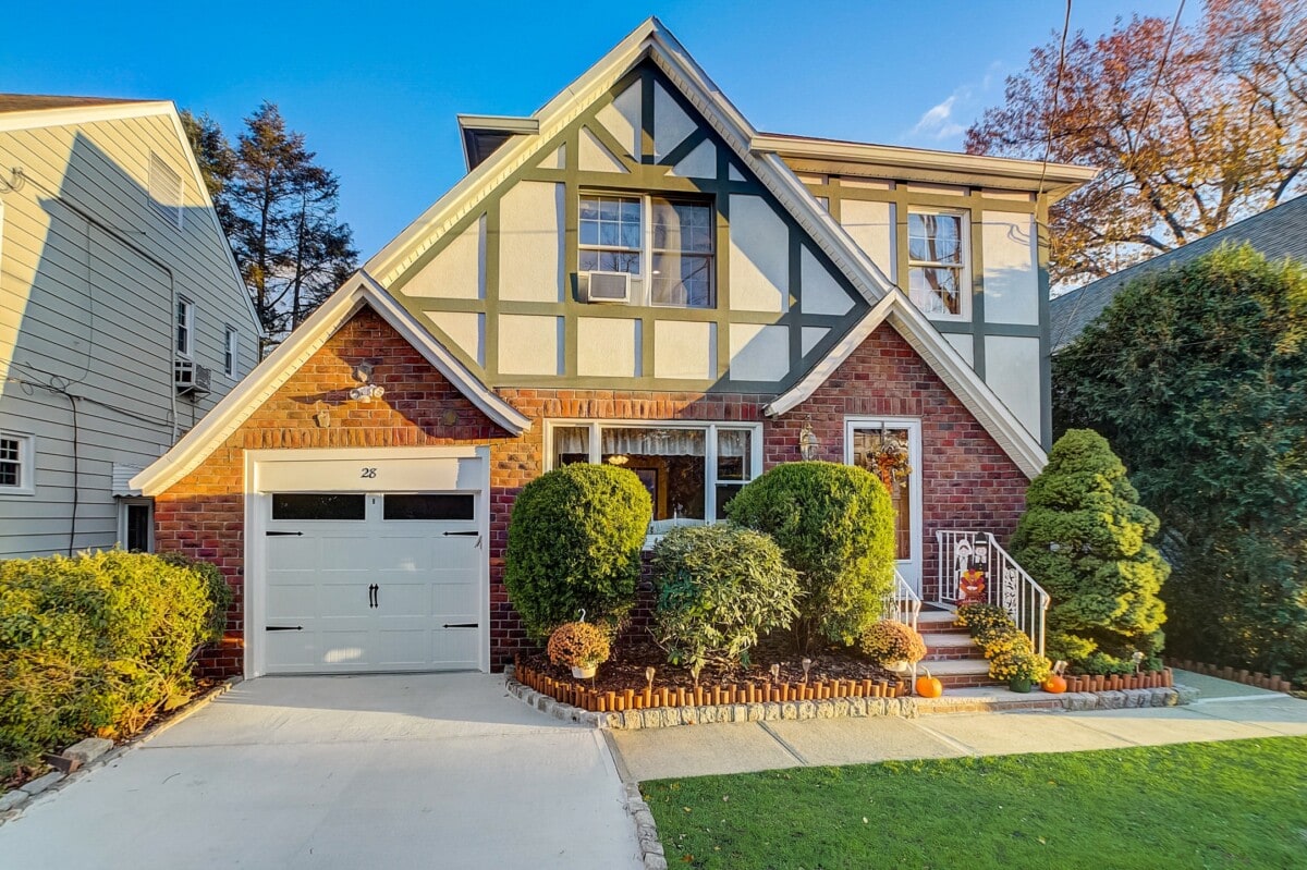 mock tudor home in Bloomfield New Jersey