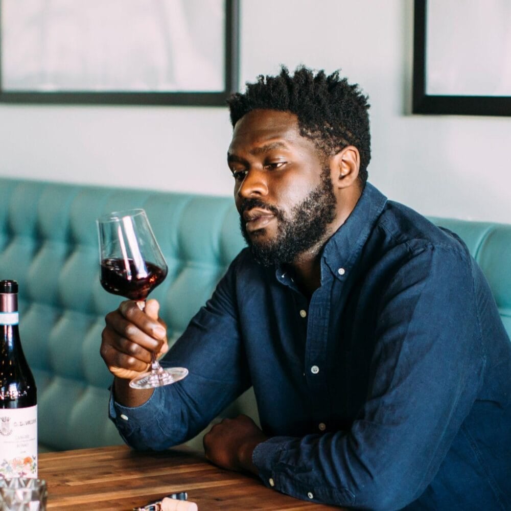 Legendary sommelier and wine expert Femi Oyediran attending the 2024 Del Mar Wine Food Festival A Few of My Favorite Things wine event on October 3