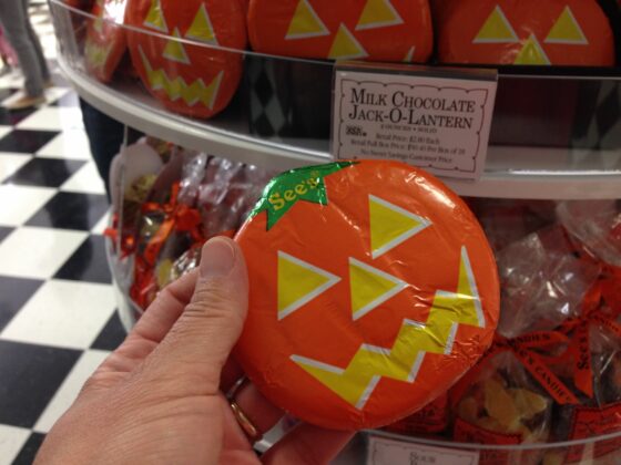 See's Candy jack-o-lantern chocolates