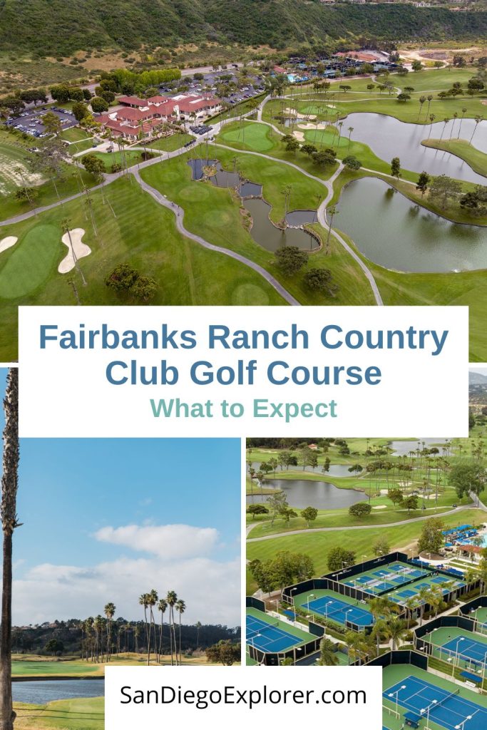 Collage of photos of Fairbanks Ranch Country Club Golf Course