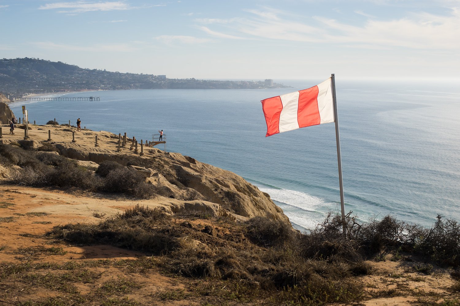 Best sunset spots in San Diego featuring Torrey Pines Gliderport in La Jolla