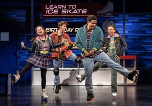 0076 skye alyssa friedman, pierce wheeler, darron hayes and grace capeless in the national tour of kimberly akimbo, photo by joan marcus
