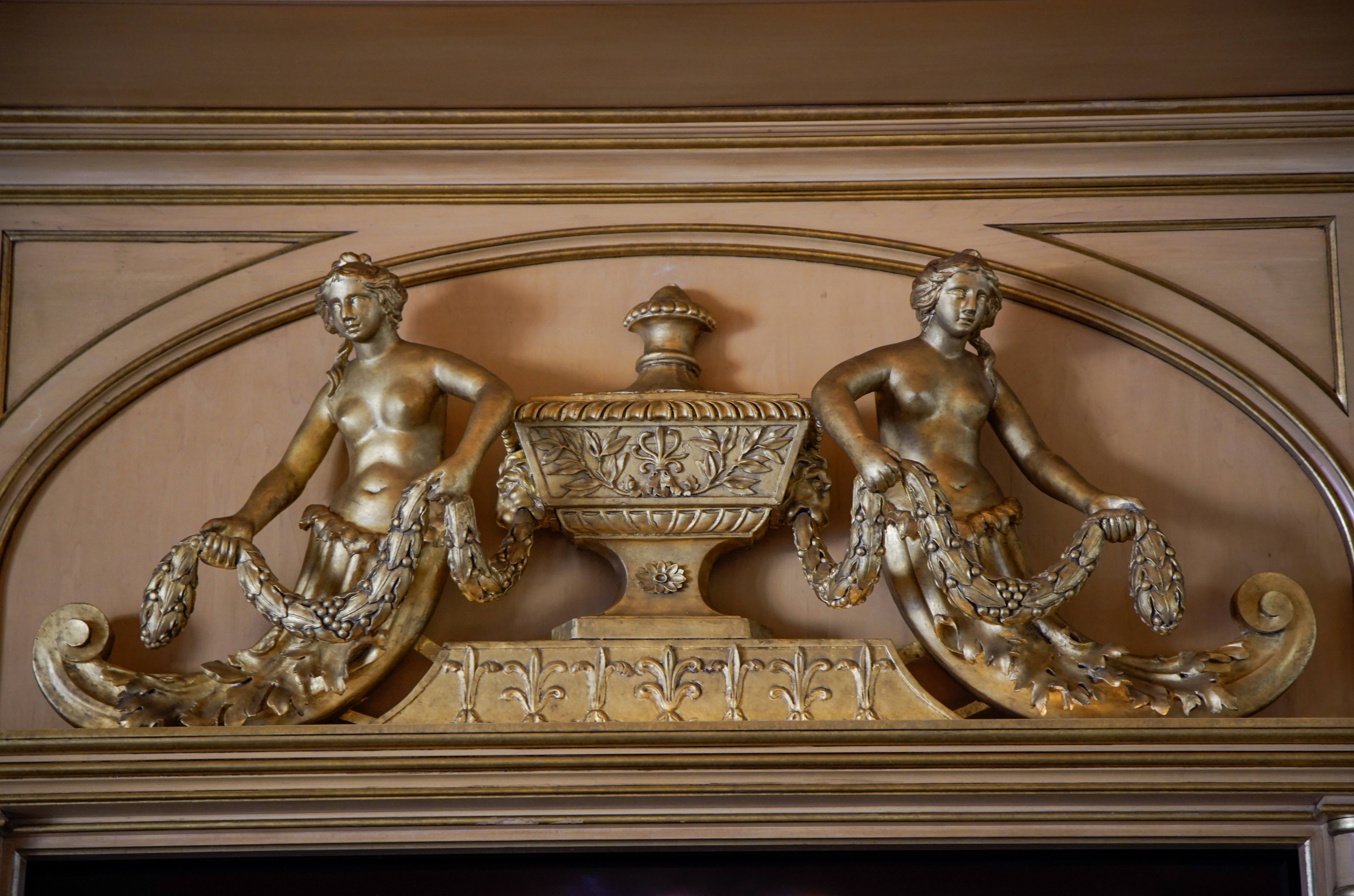 Statue in the guest house of The Sand Castle mansion...
