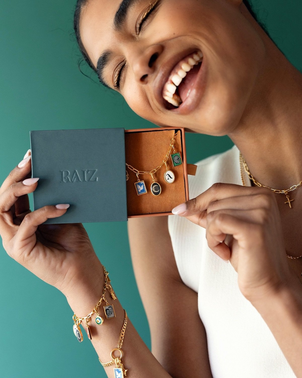 San Diego gifts to buy this holiday season featuring Custom Charm Jewelry from Raiz