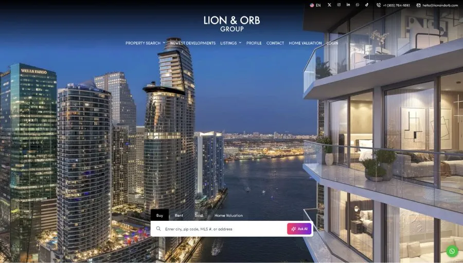 Panda IDX homepage