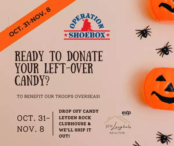 feature image of Support Our Troops with Your Leftover Halloween Candy: Jen Langhals Sponsors Leyden Rock Operation Shoebox Collection