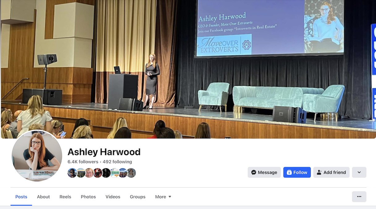 Ashley Hardwood's Facebook page