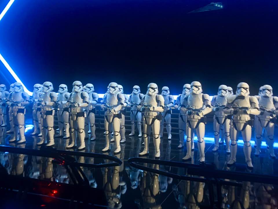 Stormtroopers at Star Wars Rise of the Resistance