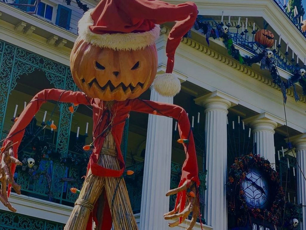 Haunted Mansion's Nightmare Before Christmas Theme at Disneyland