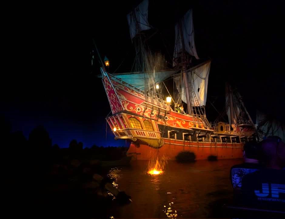 Pirates of the Caribbean Ride at Disneyland