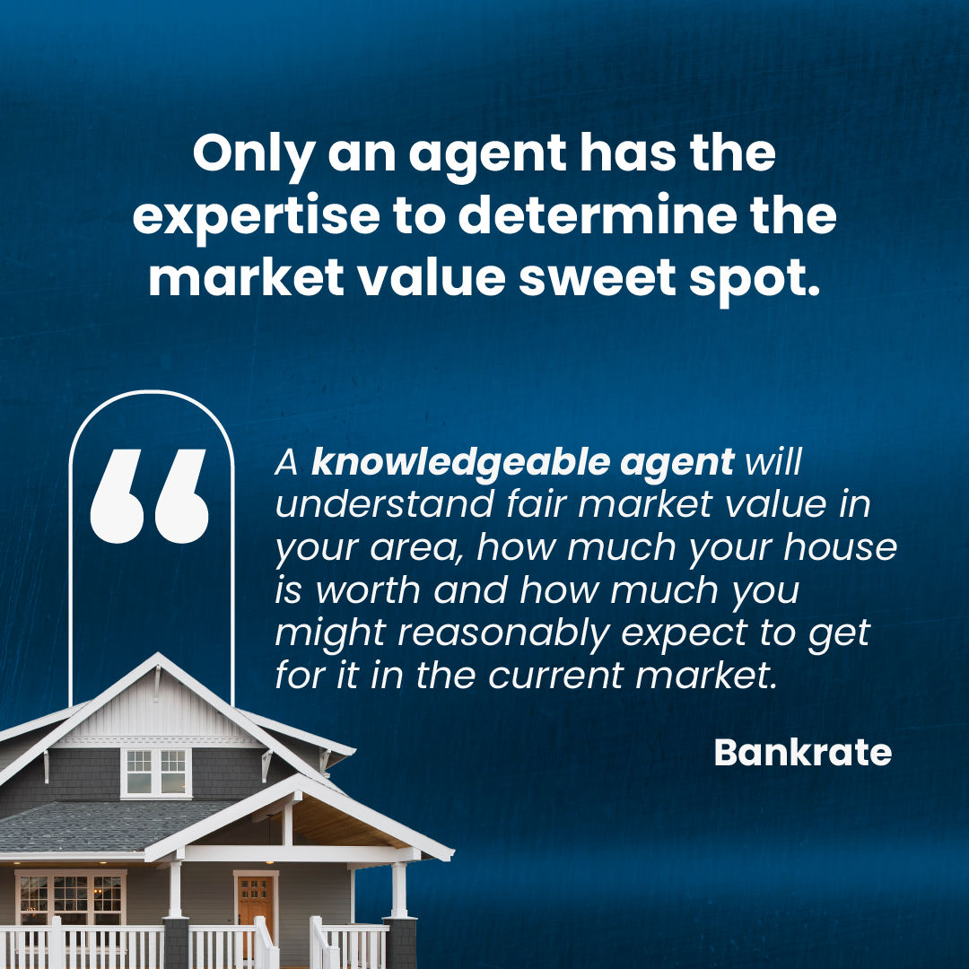 real estate agent has expertise to set listing price correctly