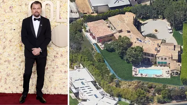 feature image of Leonardo DiCaprio Hosts Star-Studded 50th Birthday Party Inside Walmart Heiress&amp;#8217; Lavish L.A. Estate (and Sparks Fury From Neighbors)