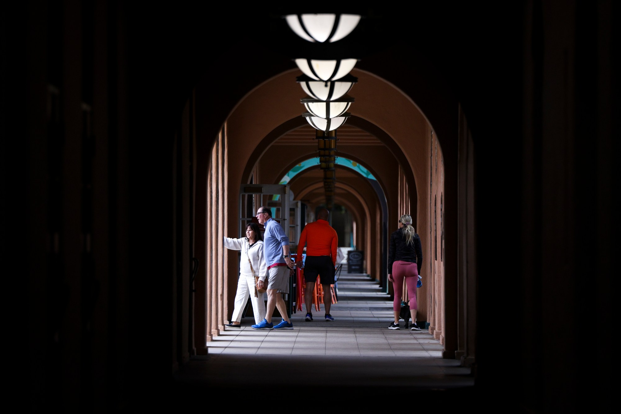 People walk throughout Liberty Station Public Market on Friday, Nov. 29, 2024 in San Diego, CA. (Meg McLaughlin / The San Diego Union-Tribune)