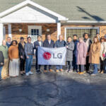 LG Electronics donates washer and dryer units to tornado survivors in Clarksville on December 12, 2024. (Wesley Irvin)