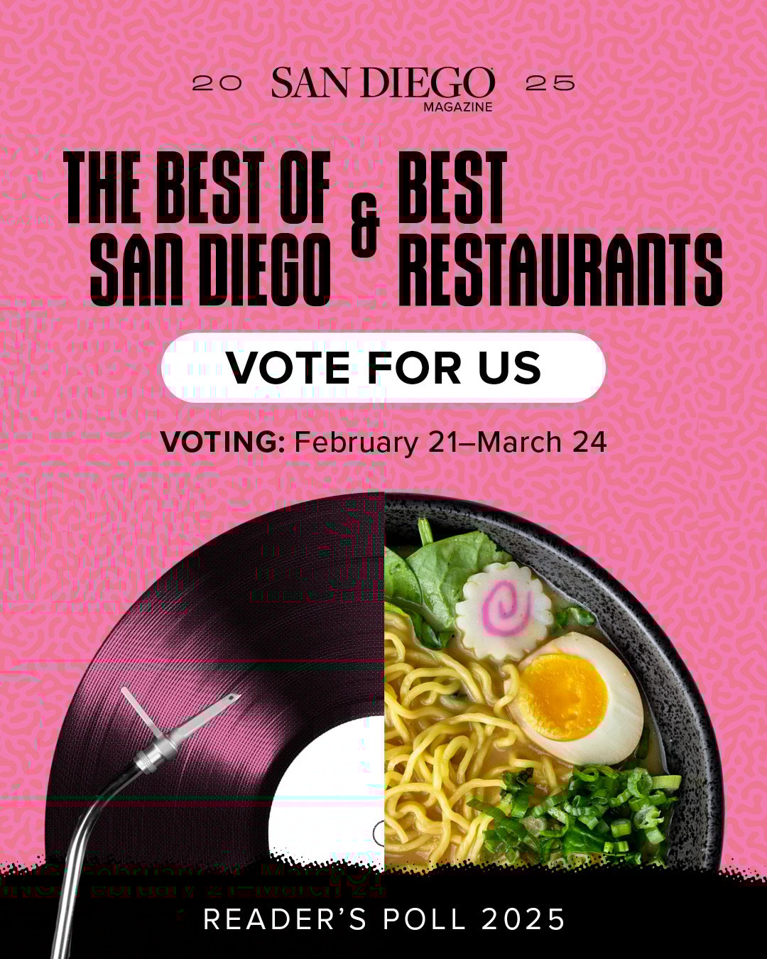 San Diego Magazine Best Restaurants & Best of San Diego Marketing toolkit Instagram in-feed post
