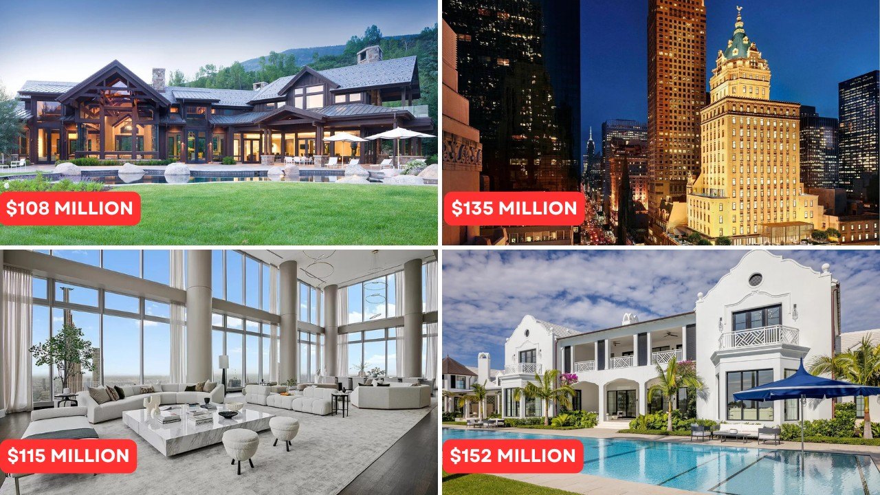 MOST EXPENSIVE HOMES 2024