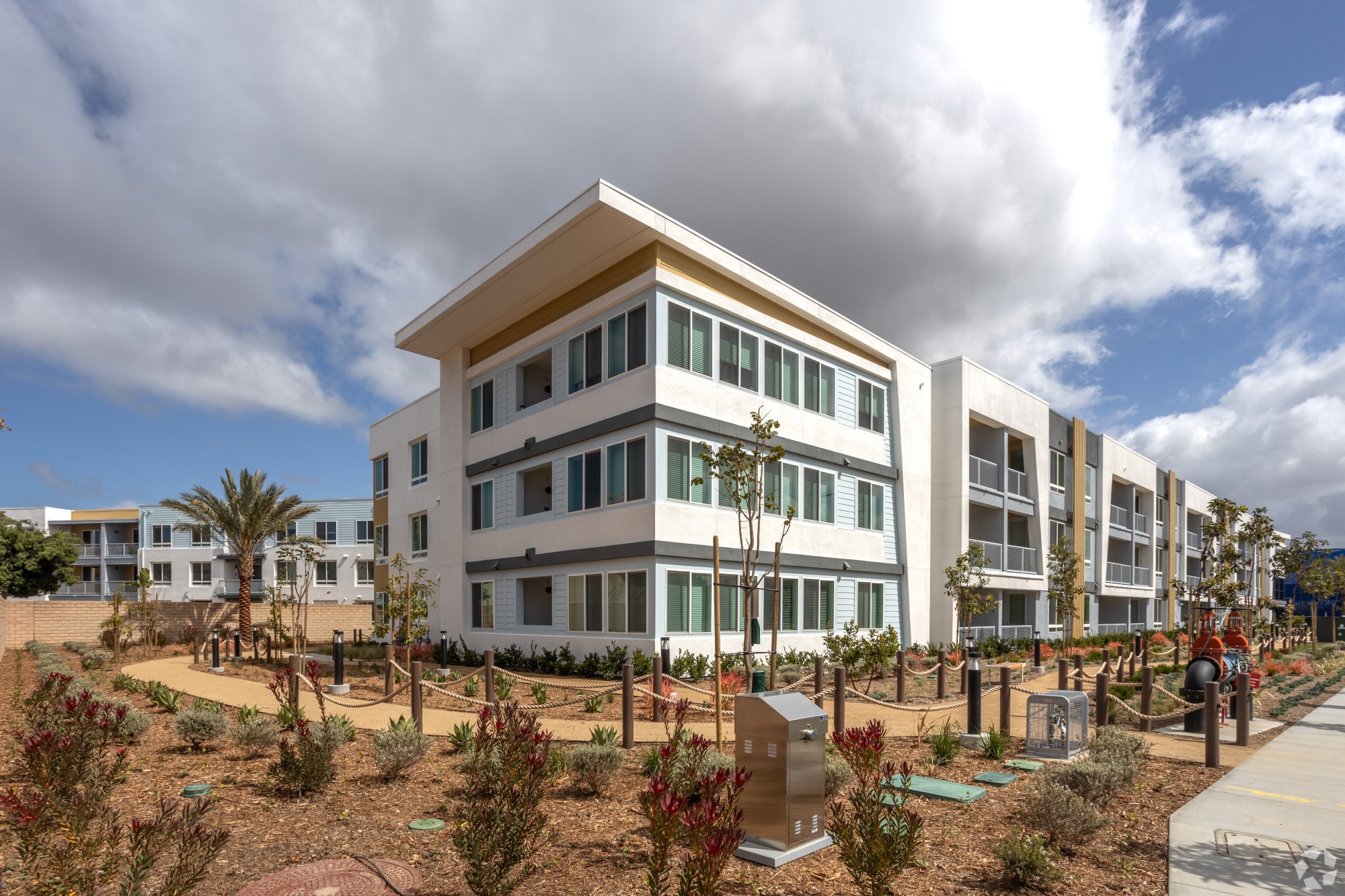 The new Bevel Apartments complex near Liberty Station is offering up to a month free on select units. The 405-unit complex has an average rent of $3,101 a month. (CoStar)