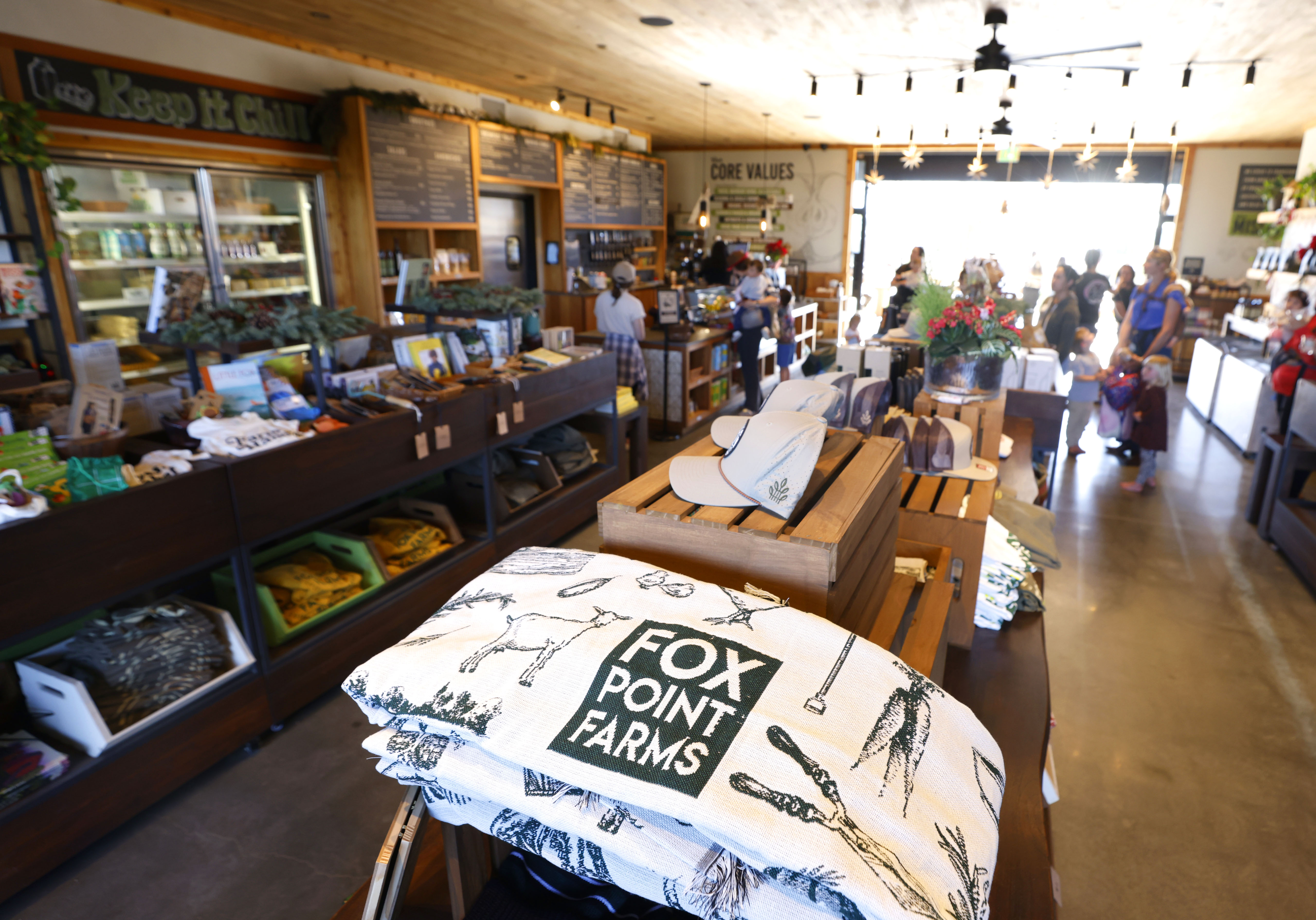 Harvest Market is shown at Fox Point Farms, a mixed-use...