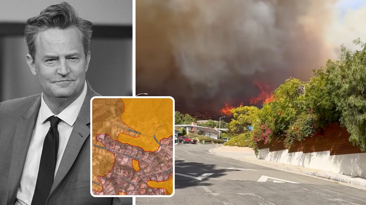 Matthew Perry wildfires Pacific Palisades