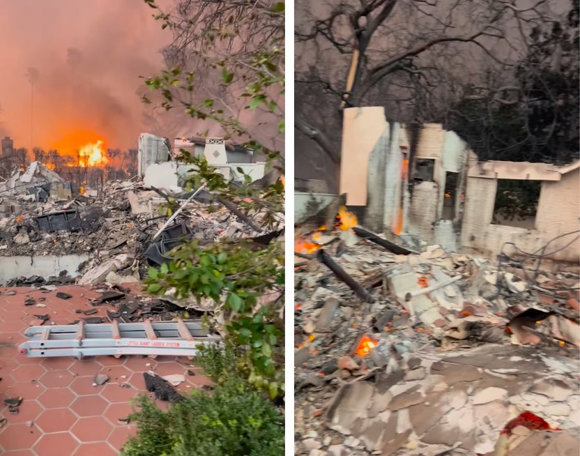 Cameron Mathison and wife Vanessa lose home in fire