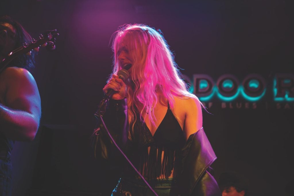 Lead singer of San Diego Psychedelic Rock band Silver Bullet, Hannah Geller